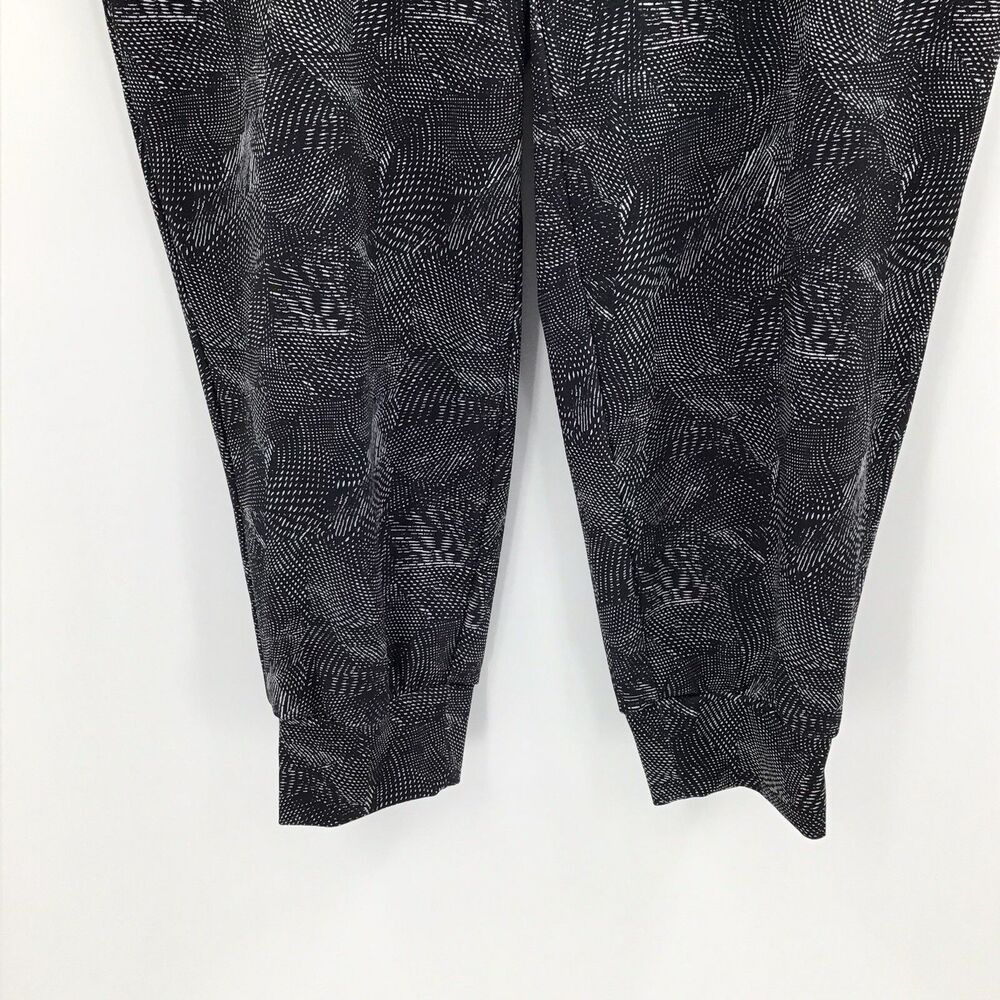 Rachel Zoe Womens 3X Pull On Jogger Pants Black White Stretch Casual Travel - Picture 6 of 16